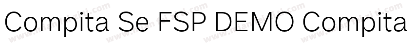 Compita Se FSP DEMO Compita BoldmiB字体转换